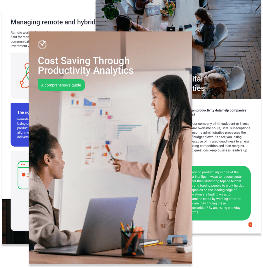 cost saving through productivity analytics